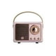 thumbnail image 5 of Monstrate Altavoz ABS compatible con Bluetooth 5,0, electrochapa con batería, tarjeta de memoria bonita antigua, reproductor de música USB, Rosado 2piezas, 5 of 6