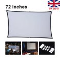 thumbnail image 1 of 1pcs projector screen used for cinema, home, classroom, office, outdoor, 1 of 9