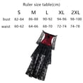 thumbnail image 3 of Corsé de encaje Steampunk para mujer, corsé con hombros descubiertos y falda alta y baja, ropa de fiesta, 3 of 6