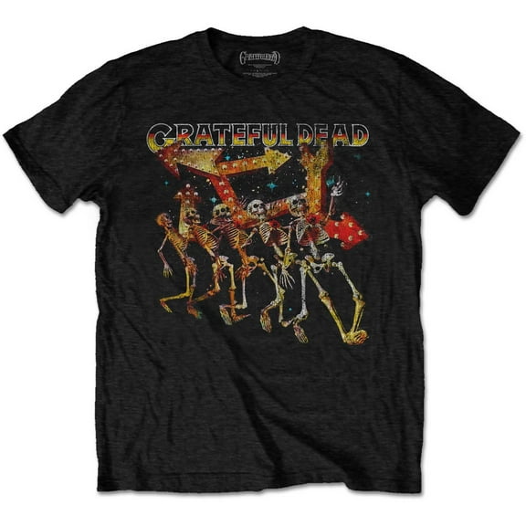 Grateful Dead Unisex T-Shirt Truckin' Skellies Vintage (Small)
