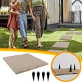 thumbnail image 2 of Garden Stepping Stone Decorative Walkway Paver Non- Outdoor Path Stone with Ground Nails for Lawn Yard, 2 of 7