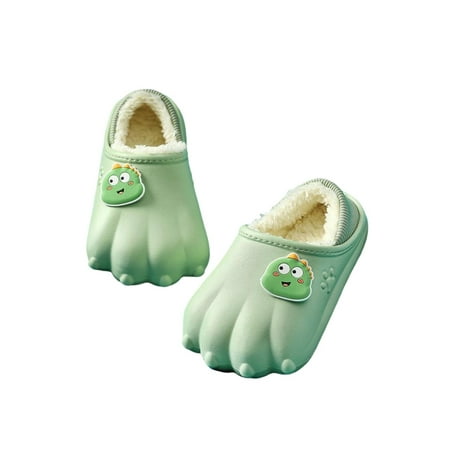 

Ymiytan Toddler Slippers for Boys Girls Fuzzy Cute Kids Slippers Indoor House Bedroom Shoes