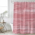 thumbnail image 6 of Pink Shower Curtain Set - 48" x 72" Washable Bathtub Curtain with 12 Hooks, Vintage Modern Abstract Art Ombre Waterproof Fabric Stall Shower Curtains for Bathroom/Bathtub Décor, 6 of 6