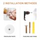 thumbnail image 5 of Encantador Gancho De Pared De Madera Con Forma De Cachorro, Colgador De Madera Gruesa Resistente Para Colgar Abrigos, Ropa, Sombreros, Bolsas, Ancla De Pared Y Tornillo Incluido Yuarrent HA014853-00, 5 of 5
