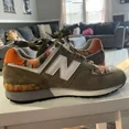 thumbnail image 5 of Men’s Size 9 New Balance Orange And Green Camo 576, 5 of 5