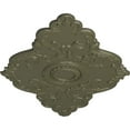thumbnail image 3 of 67 1/8"W x 48 5/8"H x 1 7/8"P Piedmont Ceiling Medallion (Fits Canopies up to 6 1/2"), Hand-Painted Painted Turtle, 3 of 5