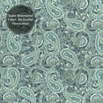 thumbnail image 5 of Shower Curtain, Paisley Pattern No.9089 Waterproof Fabric Plastic Shower Curtain, Drying Fast Bathroom Curtain with 9 Buttonholes, Ruffle Shower Curtain 60x72in, 5 of 8