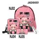 thumbnail image 1 of Spy play house anime school bag Bolso De Hombro Estuche Para Lápices Conjunto Bidimensional Que Rodea Dulce Estilo Japonés Mochila Linda De Tres Piezas Bolsa Escolar, 1 of 4