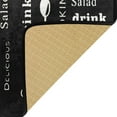 thumbnail image 5 of SKYSONIC Cooking Love Kitchen Mats Washable Floor Runner Rug Anti Slip Fatigue Area Rugs Black Board Tableware Standing Doormat Cushioned Carpet for Farmhouse Home Bath Indoor Outdoor Decor 39x20 in, 5 of 7