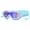 Blue+Pink Rim, variant on Moclever Kids Swim Goggles with Ear Plugs, Wide View Pool Swimming Goggles for Boys Girls Aged 3-16 Years Old, Pink+Blue Rim
