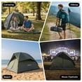 thumbnail image 3 of KingCamp 2-Person Camping Tent, Lightweight Backpacking Tent,Waterproof Tent for Camping with Rain Fly and Carrying Bag,Dome Portable Tents for Camping Easy Set Up,Huge Door for Camping, Hiking, 3 of 10