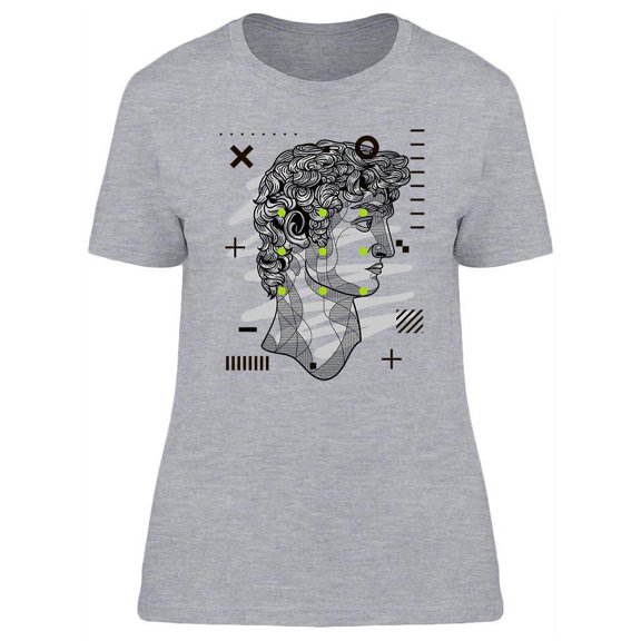 David Sculpture Modern Design T-Shirt Women -Image by Shutterstock, Female XX-Large