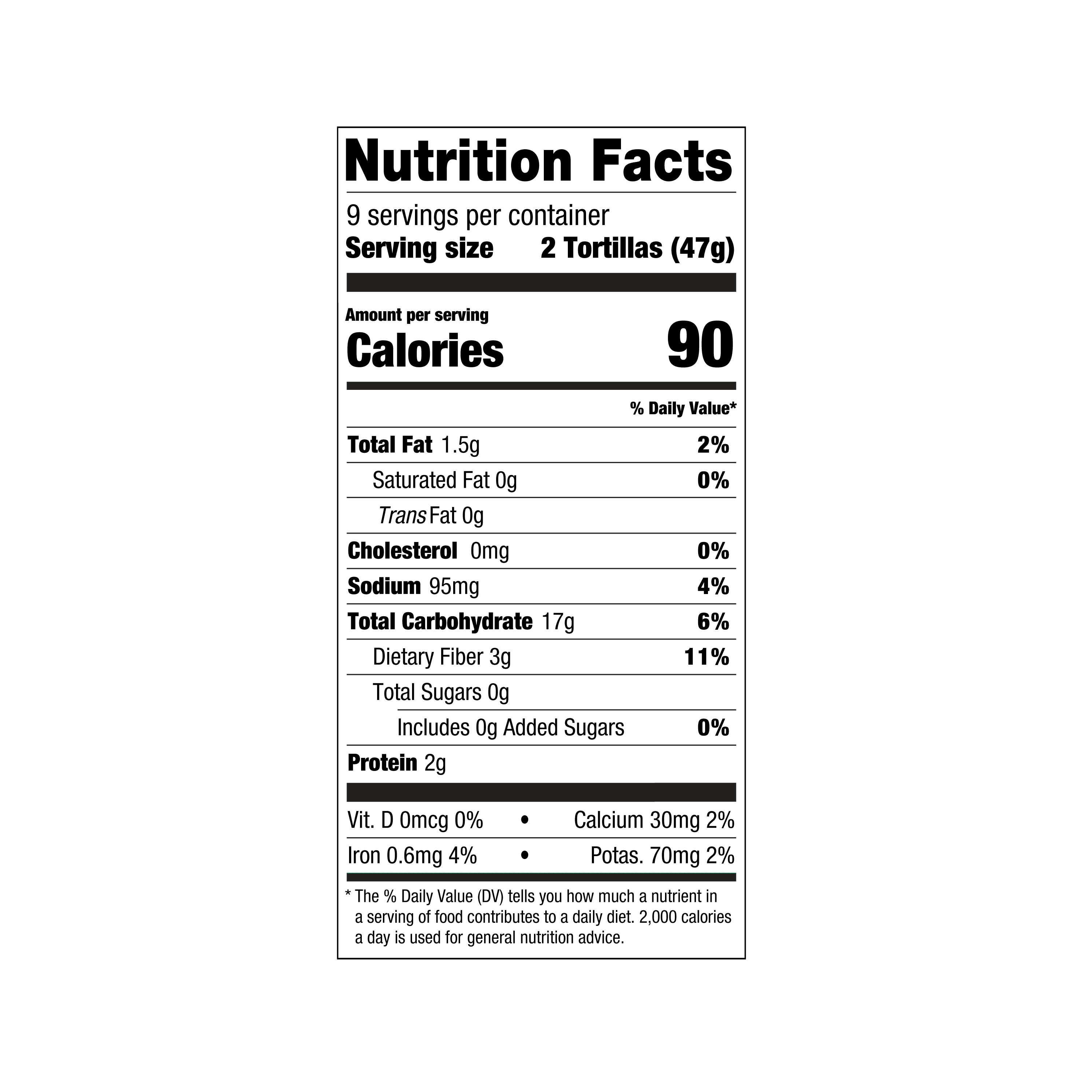 La Banderita Blue Corn Small Street Taco Tortillas, 14.9 oz, 18 Count