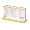 thumbnail image 1 of Cutlery Holder Utensil Flatware Organizers With Drain Tray for Kitchen Bathroom, 1 of 9