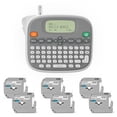 thumbnail image 5 of Rongta 6 pcs Label Tape for TM95, 12mm x 8m Plastic Tape, Compatible with Label Maker TM95 Replacement Label Tape, 5 of 5