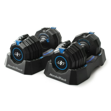 NordicTrack Select-a-Weight 55 Lb. Adjustable Dumbbell Set, Pair (+$33 pick up