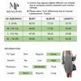 thumbnail image 4 of Mengpipi Women's Sweatshirt Dress Casual Striped Long Sleeve Dress Round Neck Blouses Dress with Pockets, Green-L(US 14-16), 4 of 5