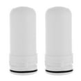 thumbnail image 1 of GROWTH TANK 2pcs Ceramic Faucet Water Purfier Cartridge Washable for Home Kitchen White, 1 of 9