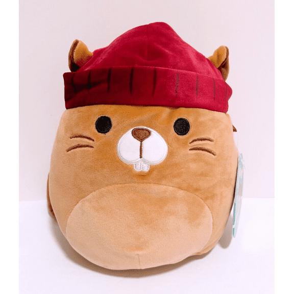 Squishmallows 2023 Fall Harvest Squad 7.5" Chip the Beaver Animal Plush Doll