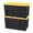 Black Base/Yellow Lid-2-34 Gallon (Pack of 2), variant on 4-pack Durabilt Tote Heavy Duty Plastic Storage Bins With Lids 27 Gallon Green Camo - Stackable Organizing Containers For Home Garage And Office