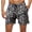 Brown, variant on Aayomet Mens Swim Trunks Short Men Spring Summer Short Pant Leisure Vacation Party Beach Pant Trouser Hawaii Print LaceUp Loose Short,Black XXL