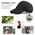 thumbnail image 1 of Sombrero de sol ajustable con agujero Snapback de algodón Sombreros Gorra de béisbol de cola de caballo informal, 1 of 4