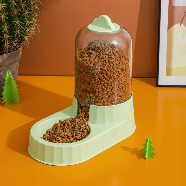 Alimentador Automático para Mascotas Fernando Comida verde B Dispensador de agua y Comida