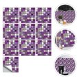 thumbnail image 4 of Miangastore 10 Pcs Mosaic Tile Stickers Simulated Tile Stickers Waterproof Wall Decals, 4 of 8
