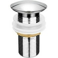 thumbnail image 2 of Clearance Faucets under $5,Basin Up Waste For Basin 1 Standard-G Waste Basin For -Plated Without DrainS Overflow Overflow Copper Without DrainS Universal Automatic Tools & Home Improvement, 2 of 6