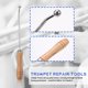 thumbnail image 5 of ReparacióN de Codo de Trompeta, Llave de Mantenimiento de Bocina con Manejar de Madera Maciza, Herramientas de Boca de Trompeta para Trompeta, Trompa Francesa, 5 of 5