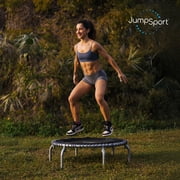 JumpSport 350 PRO Fitness Trampoline, Cardio Workout Equipment, 39 Inch, Graphite