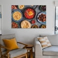 thumbnail image 6 of Falafel Hummus Shakshuka Israeli Salad - Traditional Dishes Of Israeli Cuisine Canvas Art Poster And Wall Art Picture Print Modern Family Bedroom Decor Posters,Unframe-style,20x30inch(50x75cm), 6 of 8
