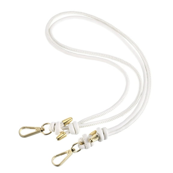Uxcell 80cm/31.5" Leather Purse Replacement Strap for Handbag Crossbody Bag, White