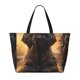 thumbnail image 2 of Fotbe Lake Meditating Elephant Bolsa de Viaje para Playa - Resistente al Agua, Bolsa Tote de Gran Capacidad y Ligera con 7 Bolsillos para Mujeres y Hombres, 2 of 7