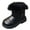 Black, variant on Quealent Girls Kids Snow Boots Waterproof Slip Resistant Outdoor Winter Shoes(Kids/Little Kids/Big Kids) Black for Size 7