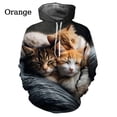 thumbnail image 3 of Sudadera con capucha con estampado 3D de gato y anime para hombre y mujer, estilo informal, divertido, de moda urbana, para niños y niñas, 3 of 5