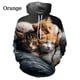 thumbnail image 3 of Sudadera con capucha con estampado 3D de gato y anime para hombre y mujer, estilo informal, divertido, de moda urbana, para niños y niñas, 3 of 5