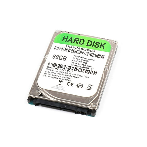 2.5 inch Mechanical Hard Disk SATA III Interface Laptop HDD 80GB