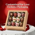 thumbnail image 3 of Paquete de 25 cajas de pastel kraft con ventana transparente para panadería, fresas de chocolate, pasteles, magdalenas, rosquillas, galletas, 3 of 4