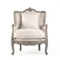thumbnail image 2 of Zentique CFH198 432 C020 Jute Adele Love Chair, Off-White Cotton & Jute - 29 x 40 x 23. in., 2 of 2