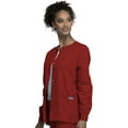thumbnail image 4 of Cherokee Workwear Prints Women's Scrubs Jacket Snap Front Warm Up 4350, 4 of 7