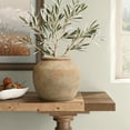 thumbnail image 2 of LuxenHome Terracotta 10" Round Vase with Natural Earth Tones, Accent for Farmhouse or Boho Interiors, 2 of 10