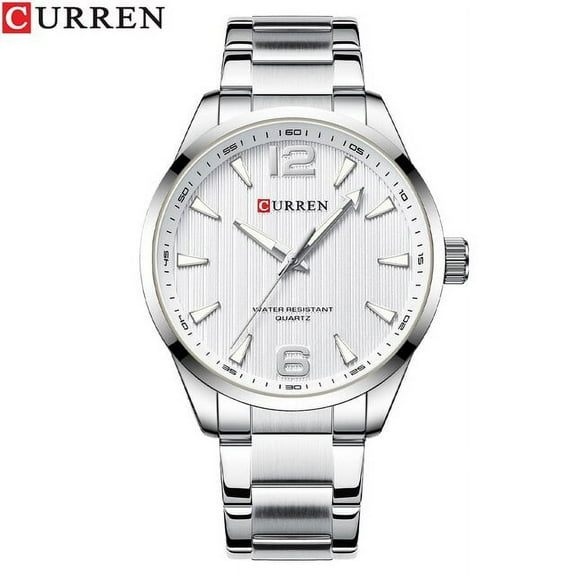 CURREN 2022 Men's Brand Watches with Stainless Steel Band Casual Business Quartz Luminous Hands Wristwatch Male 8434