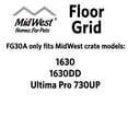 MidWest FG30A Metal Dog Crate Floor Grid, Black, Medium, 29"L x 22"W x 1"H