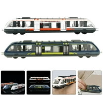 MUSEYA 2Pcs Train Toy Set with Assorted Color for Kids Creative Playtime