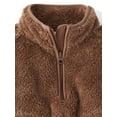 thumbnail image 3 of The Children's Place Girls Long Sleeve Sherpa Half Zip Pullover, Sizes XS-XXL, 3 of 3