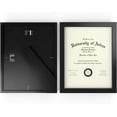 thumbnail image 4 of Arteza Premium Glass Document Certificate Frame, Black, 8.5"x11" - 8 Pack, 4 of 6