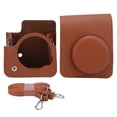 thumbnail image 2 of PU Leather Camera Case, Universal Portable Detachable Mini Camera Protective Case Anti Scratch  For Mini 40 Camera Black,Brown, 2 of 8