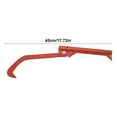 thumbnail image 4 of Wood Logging Tool Log Roller Tool Carbon Steel Logging Cant Hook Felling Lever Logging Tool,1 x cant hook,orange, 4 of 6