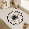 thumbnail image 4 of TIMIFIS Bathroom Rugs Countertop Diatomite Water Absorbing Drying Mat Hand Washing Countertop Heat Insulation Mat Abrasion Kitchen Draining Mat Bath Mat, 4 of 6